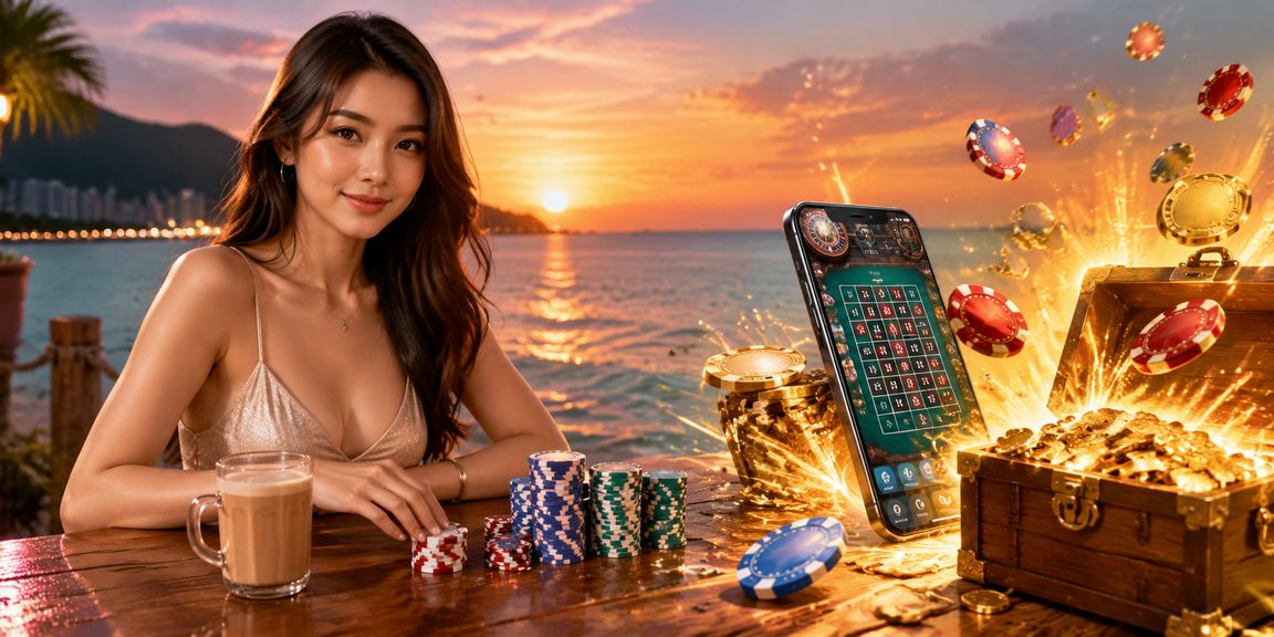 Pengguna di Kota Kinabalu membuat deposit untuk pertaruhan bola sepak melalui telefon pintar